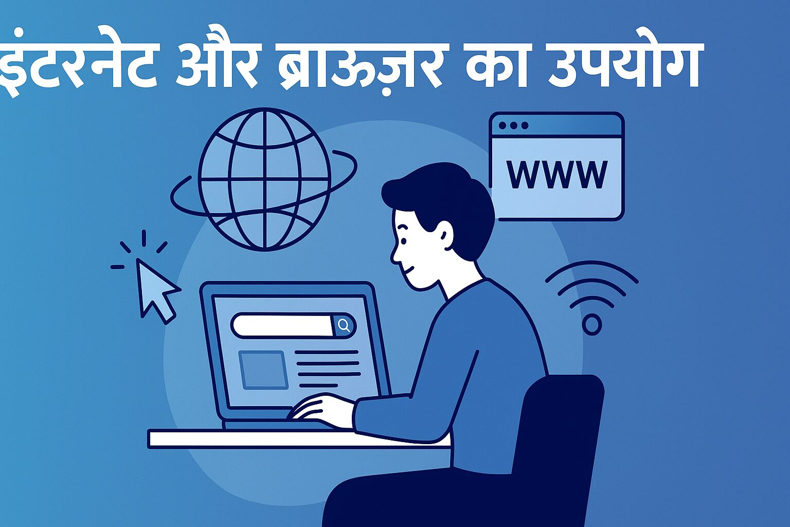 इंटरनेट और ब्राउज़र का उपयोग