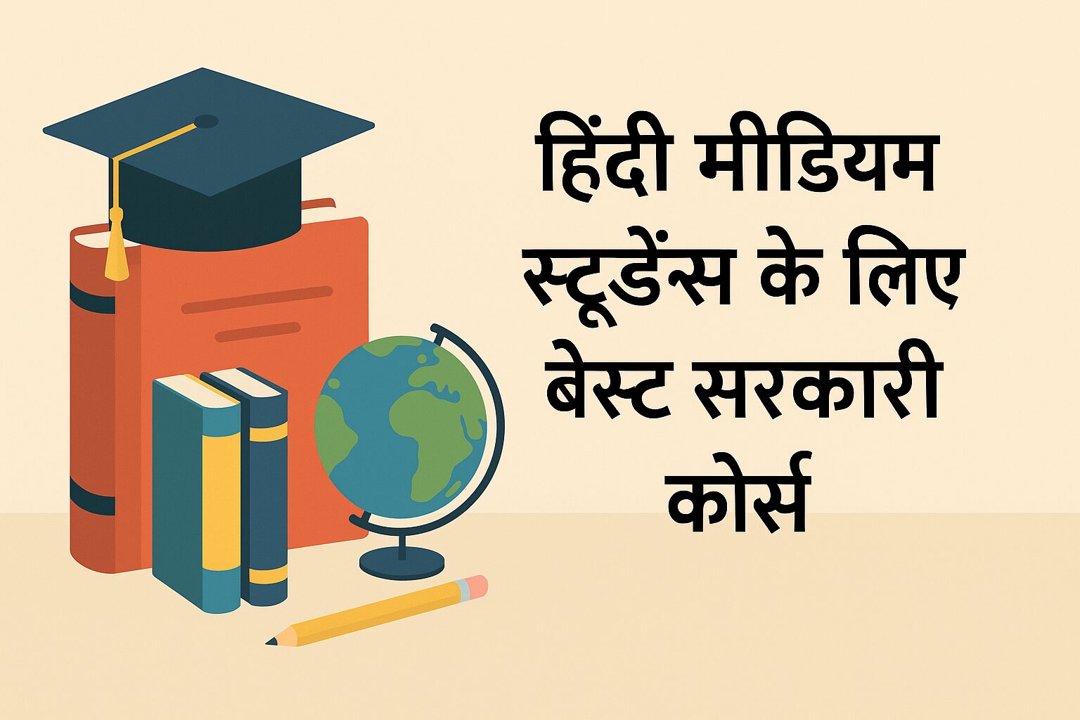 हिंदी मीडियम स्टूडेंट्स के लिए बेस्ट सरकारी कोर्स 2025