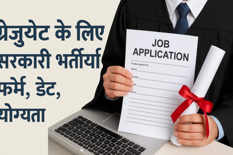 ग्रेजुएट के लिए सरकारी भर्तियाँ