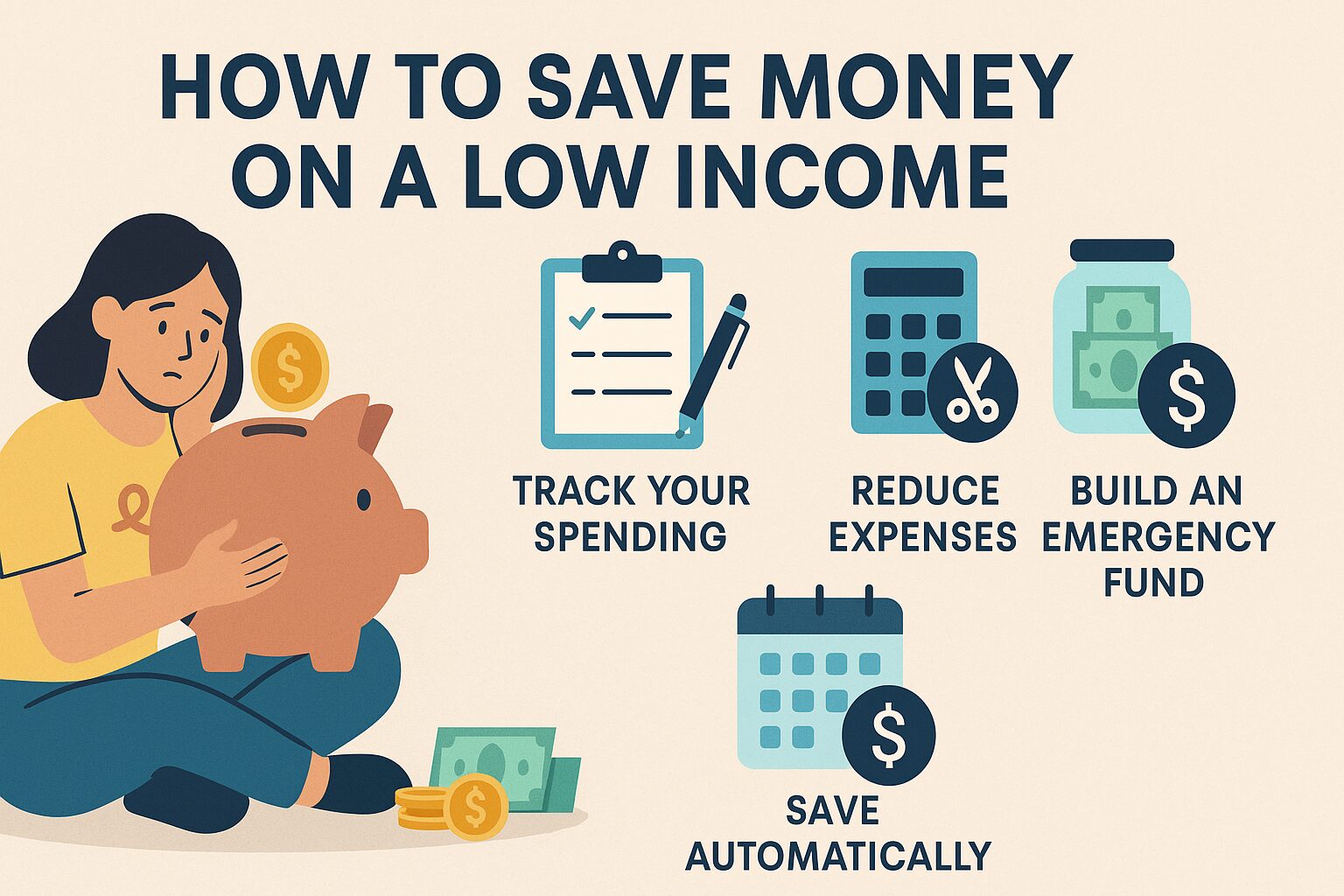 How to Save Money on a Low Income: