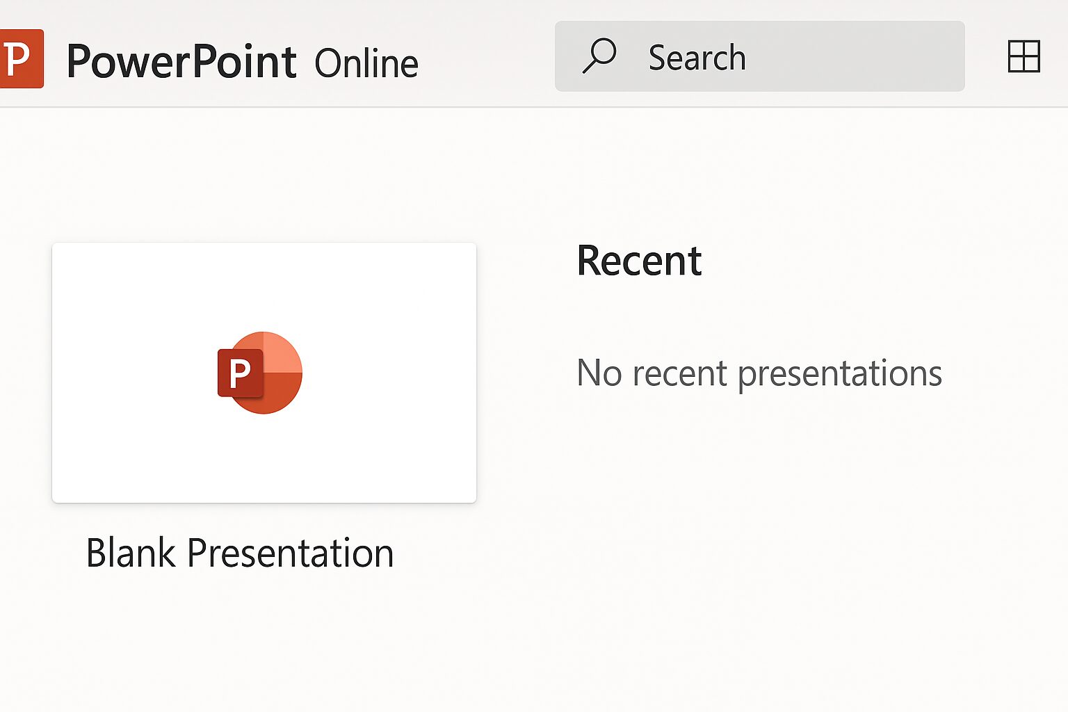 Microsoft PowerPoint Online