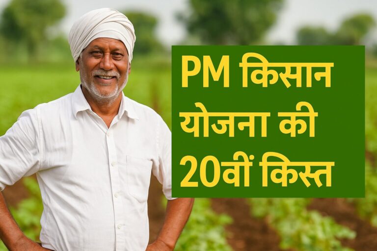 PM Kisan 20वीं किस्त की तारीख