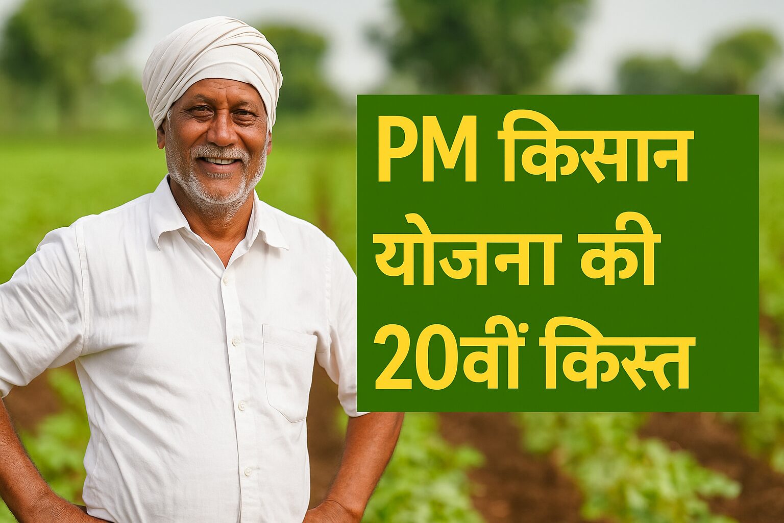 PM Kisan 20वीं किस्त की तारीख