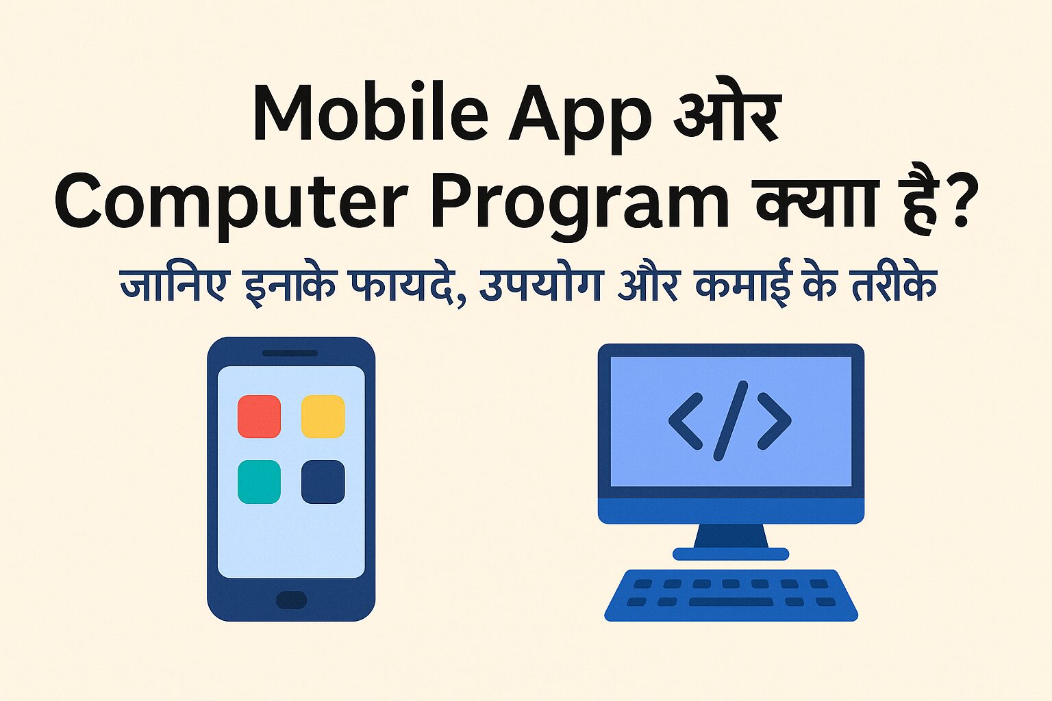 Mobile App और Computer Program