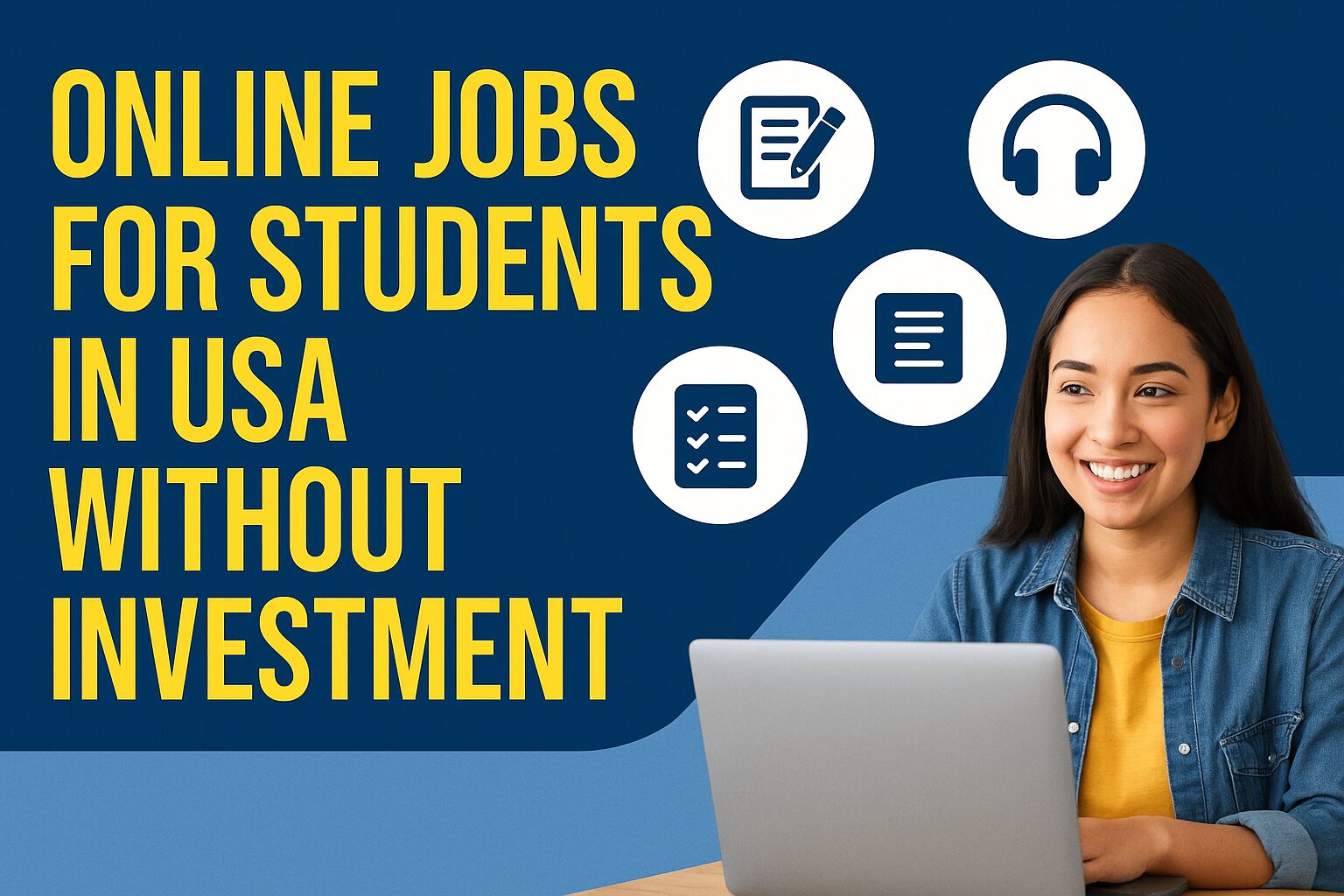  Online Jobs for Students in USA Without Investment
