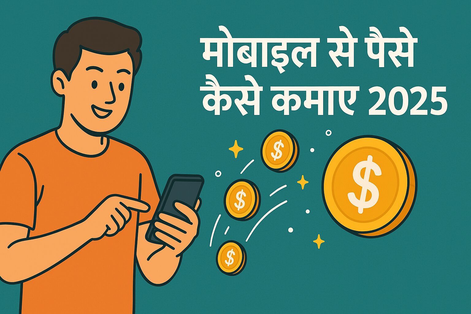 मोबाइल से पैसे कैसे कमाए 2025