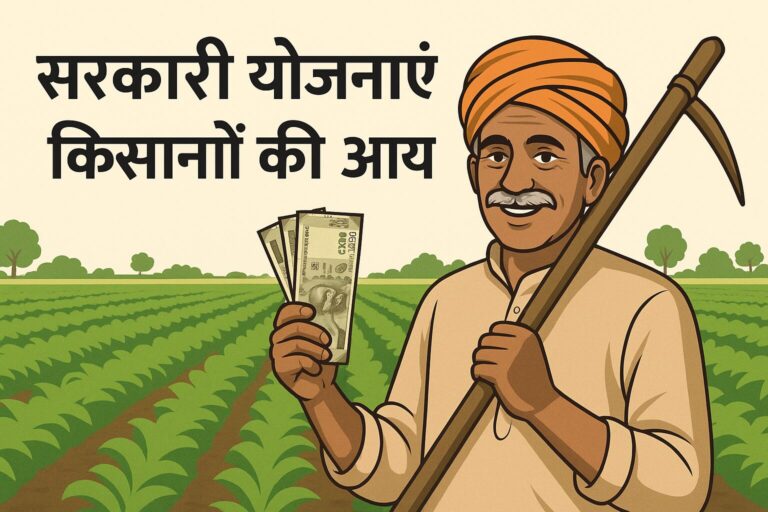 सरकारी योजनाएं किसानों की आय
