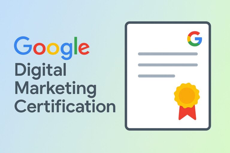 Google Digital Marketing Certification