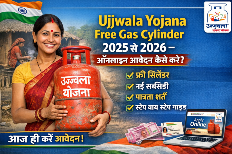 Ujjwala Yojana Free Gas Cylinder Apply Online 2025