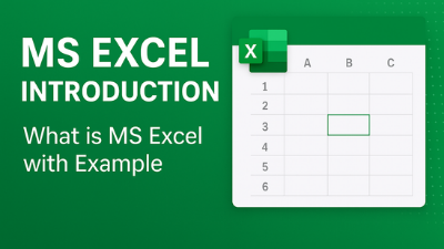 MS Excel Introduction