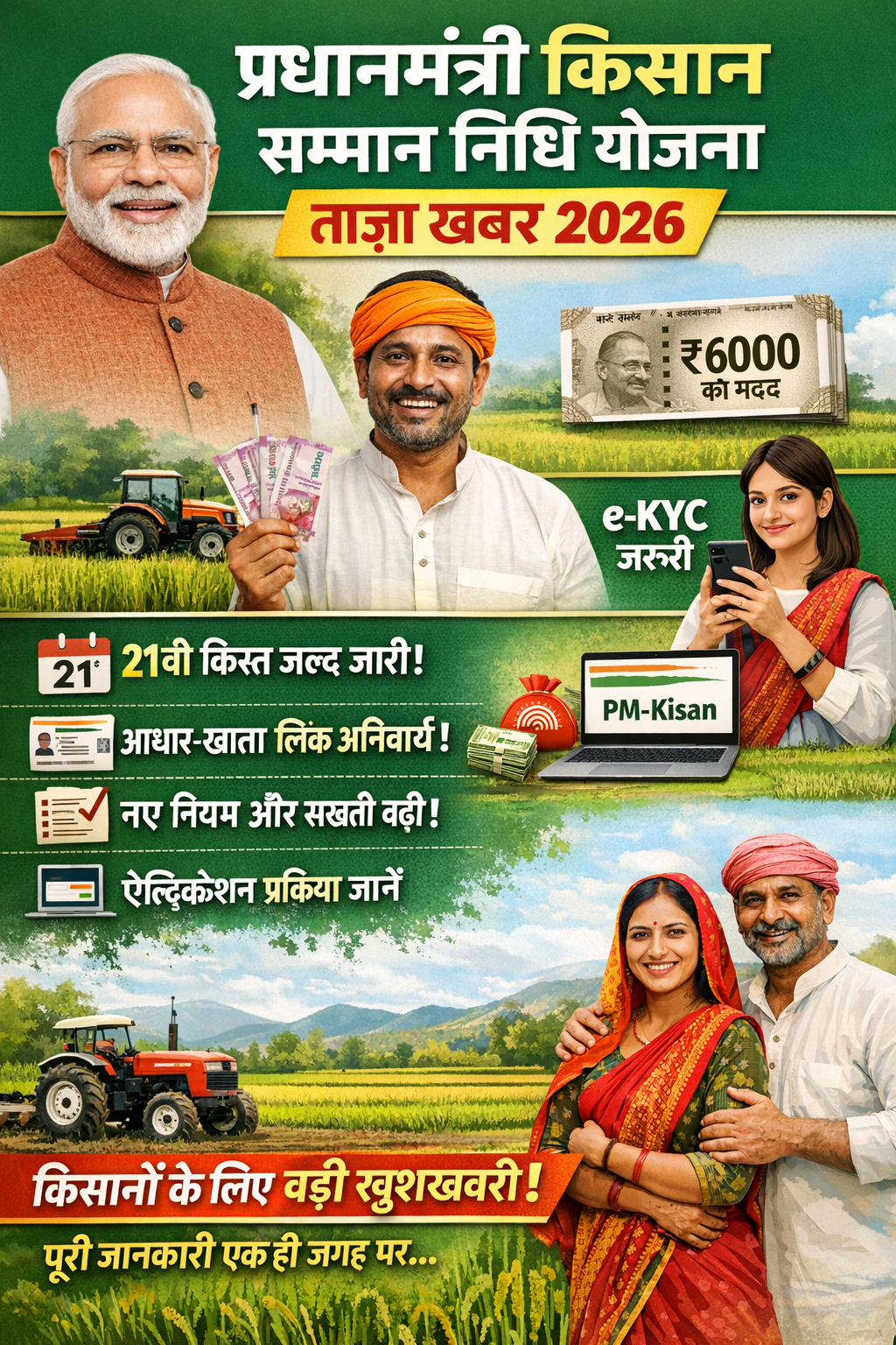प्रधानमंत्री किसान सम्मान निधि से जुड़ी खबरें