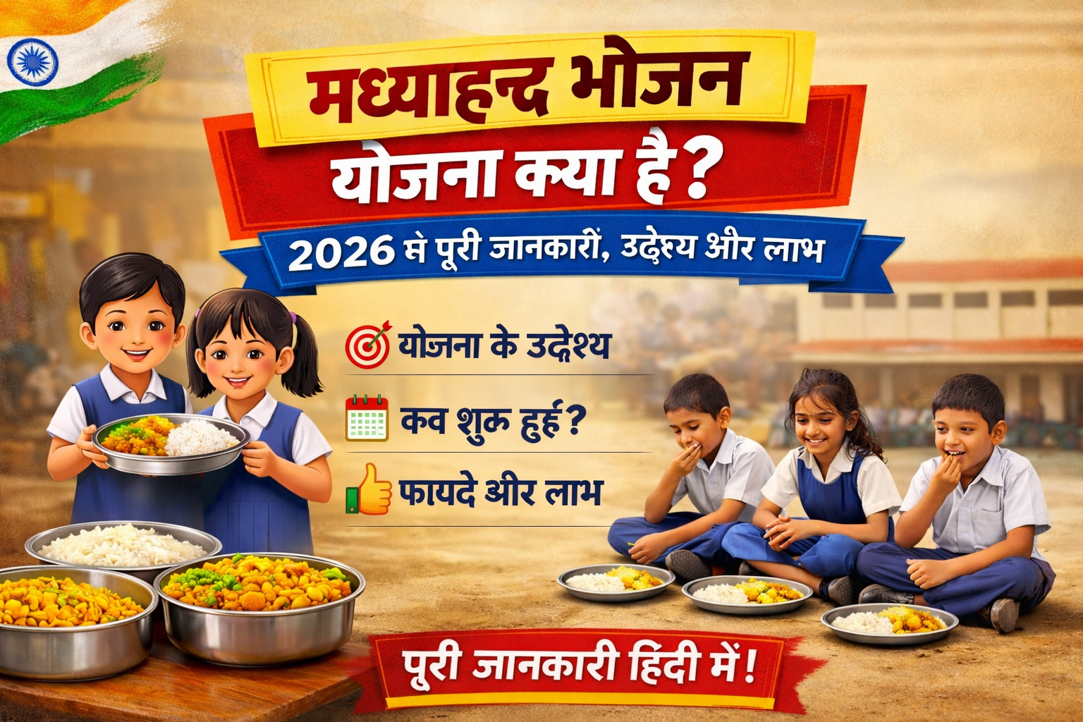 मध्याह्न भोजन योजना क्या है,