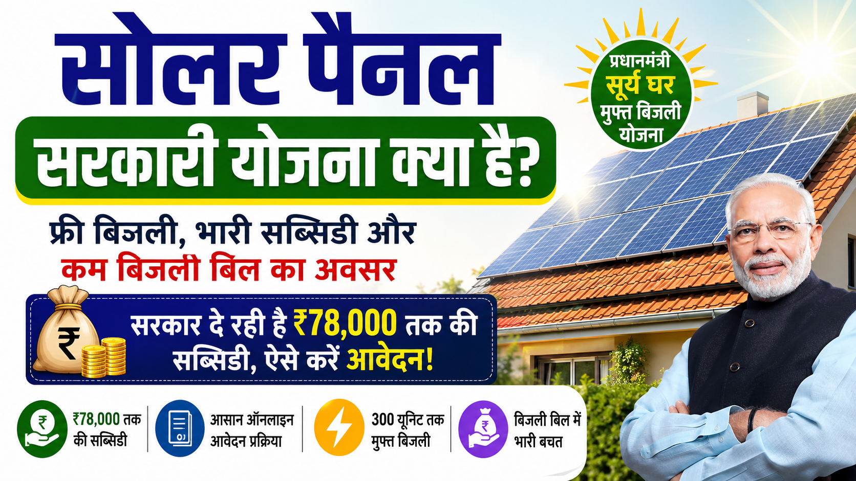 सोलर पैनल सरकारी योजना क्या है?