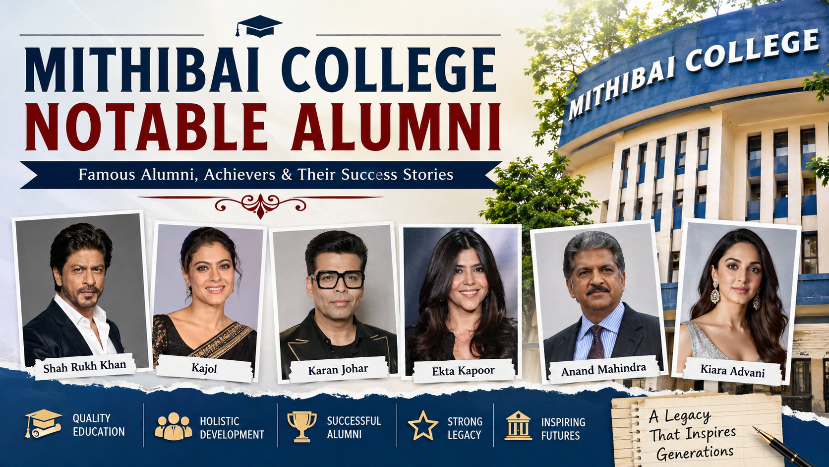Mithibai College Notable Alumni
