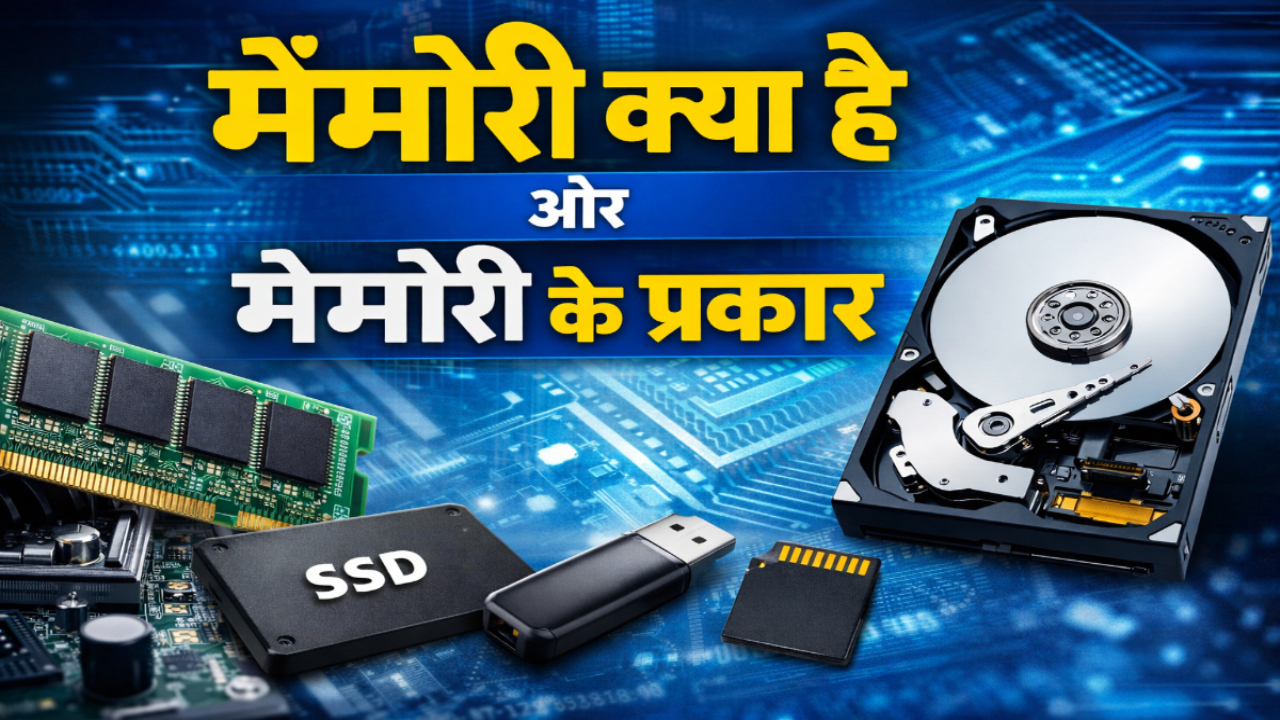 मेमोरी क्या है और मेमोरी के प्रकार