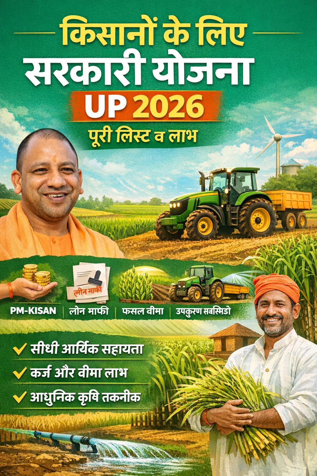 किसानों के लिए सरकारी योजना UP
