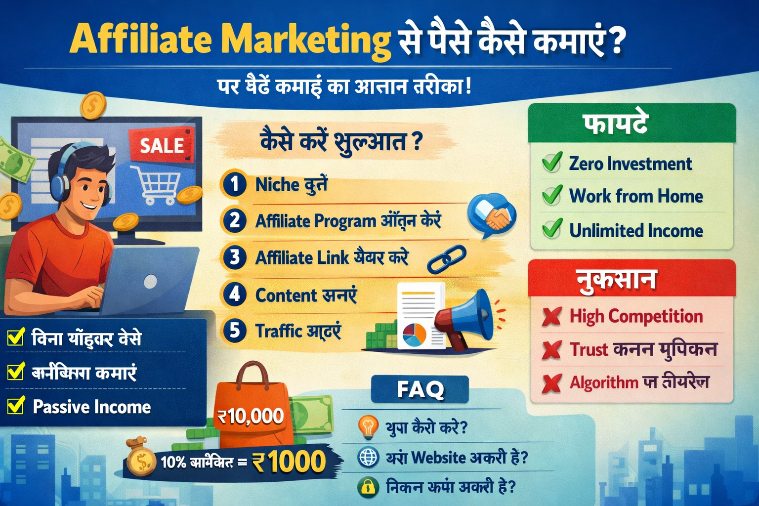 Affiliate Marketing से पैसे कैसे कमाएं