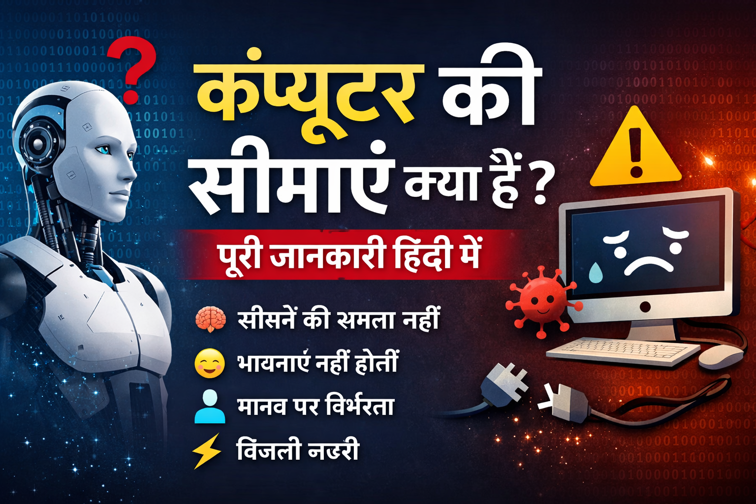 कंप्यूटर की सीमाएं क्या हैं