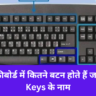 कीबोर्ड में कितने बटन होते हैं