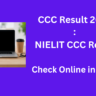 CCC Result 2026: