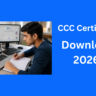 CCC Certificate Download 2026