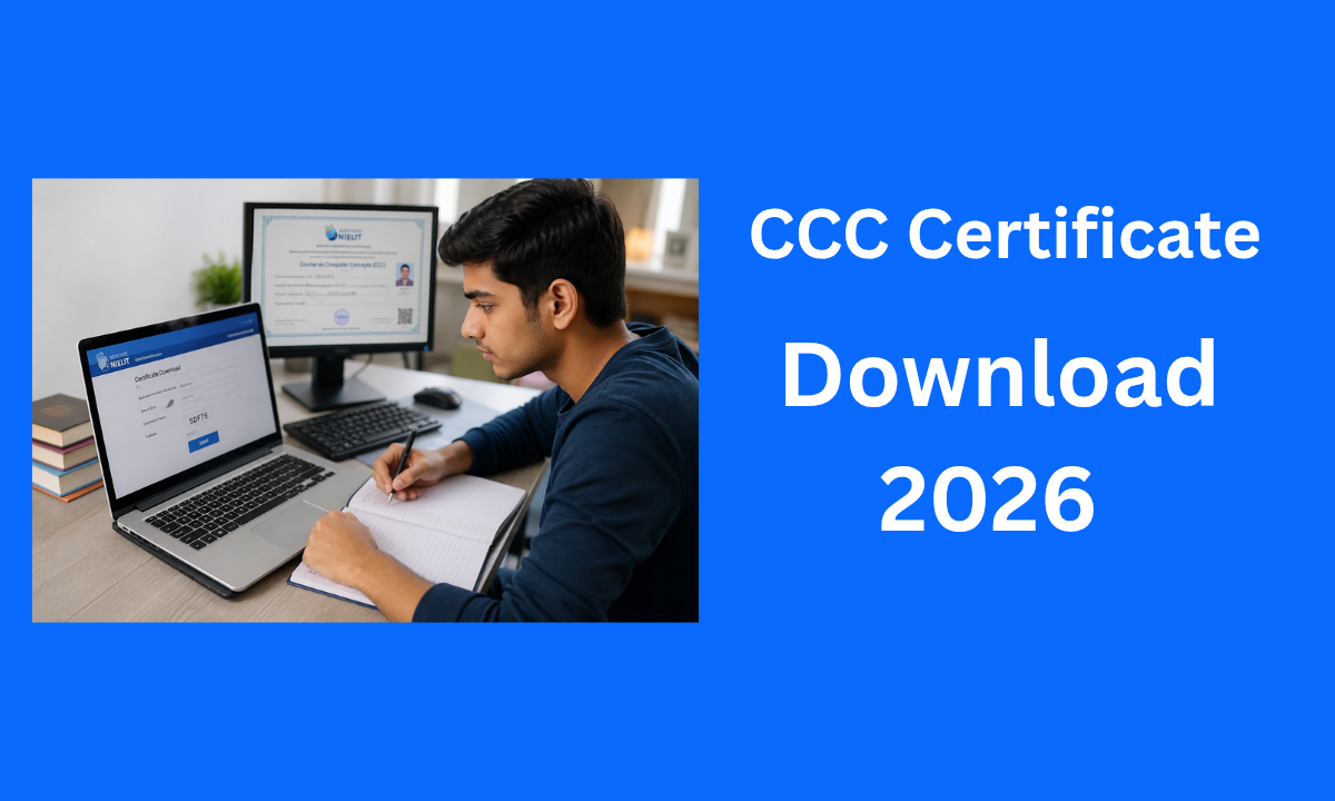 CCC Certificate Download 2026