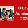 O Level Admission 2026