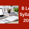 B Level Syllabus 2026