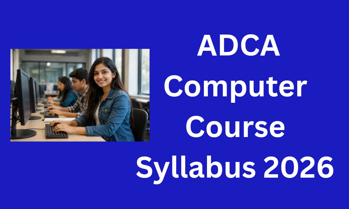 ADCA Computer Course Syllabus 2026