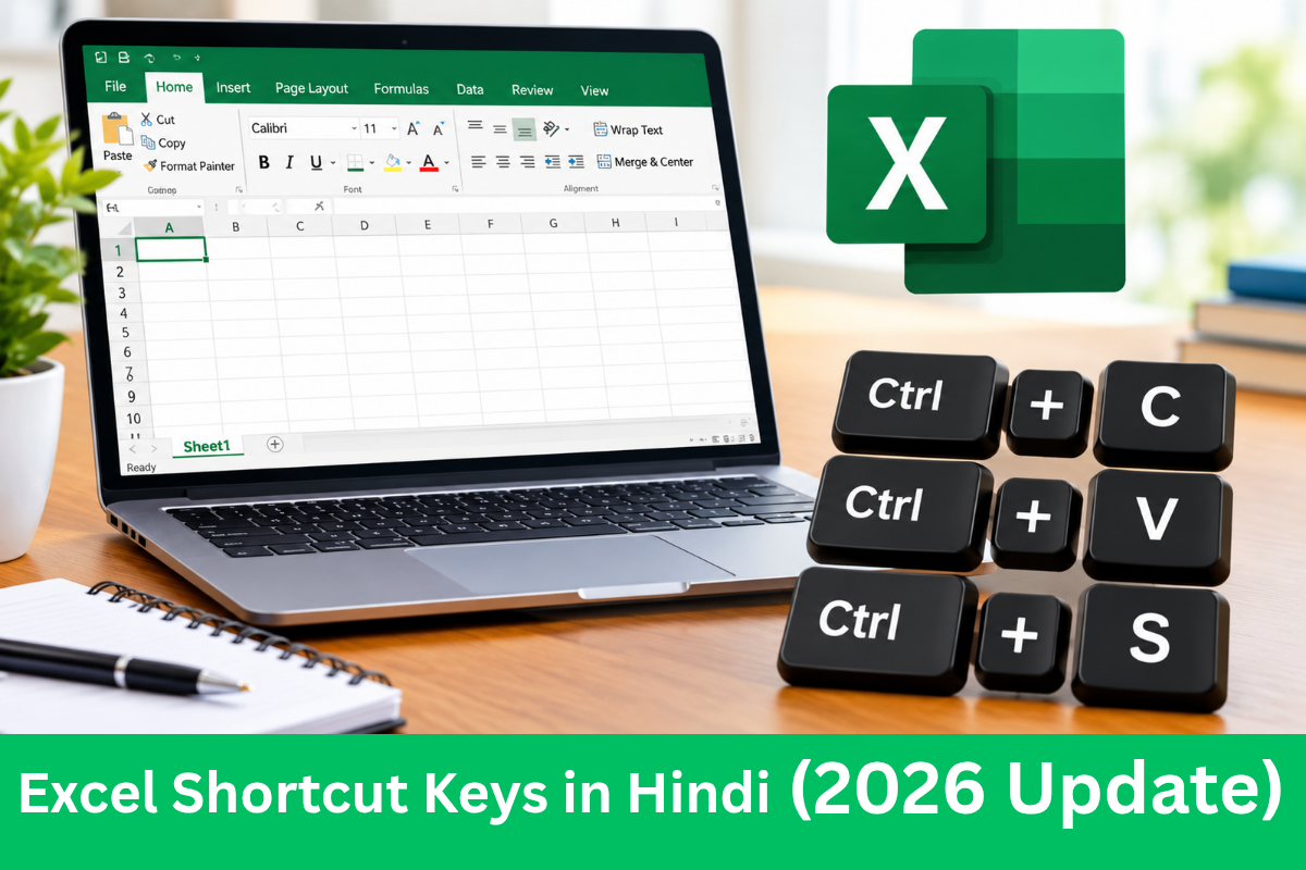 Excel Shortcut Keys in Hindi