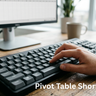 pivot table shortcut key